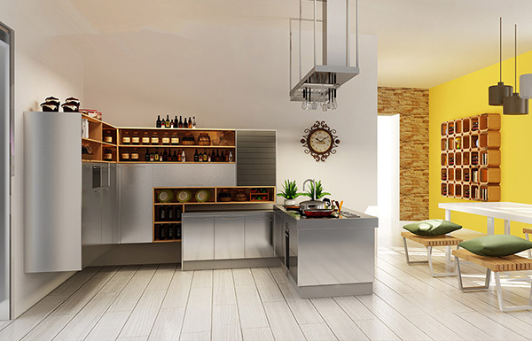 德圣龍水性金屬漆涂在櫥柜上的展示效果 德圣龍水性金屬漆涂在櫥柜上的展示效果